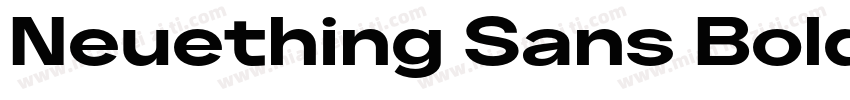 Neuething Sans Bold字体转换